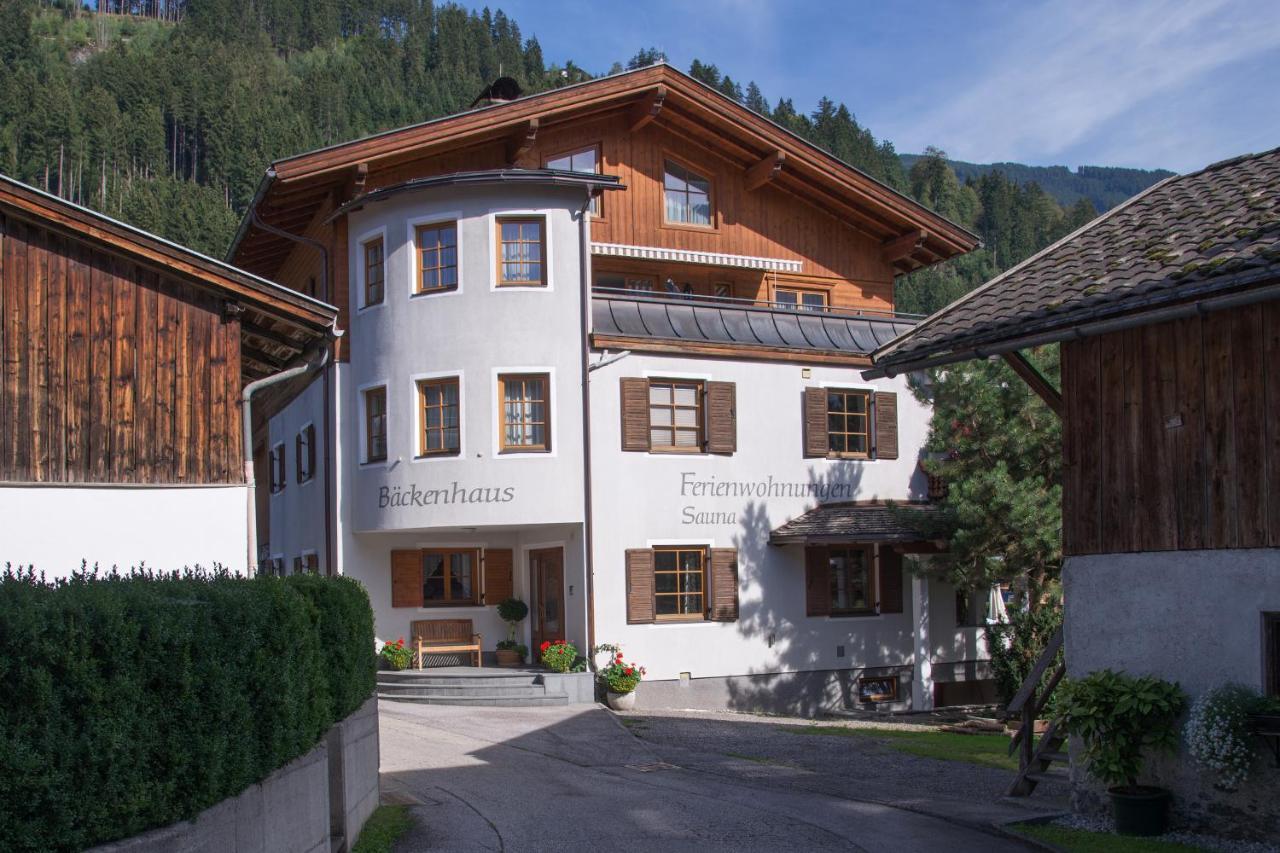 Ferienwohnungen Baeckenhaus Stumm Exterior foto